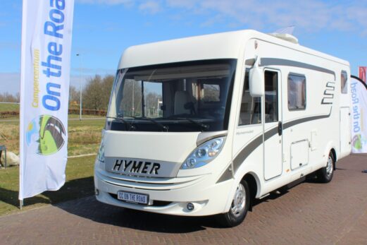 Hymer B 578 150PK, AUTOMAAT, Enkele bedden, Hefbed, Midden keuken, Ruime L Zit, Garage, Aut. schotel Leer, etc.