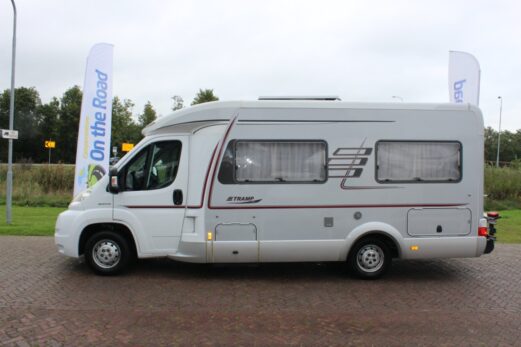 Hymer Tramp T 578 SL 2.3 MultiJ. 130 PK Half-integraal, Frans-bed, Aut. schotel, Fietsendr. elektr. fietsen, Zonnepaneel, etc. Bj. 11/2007