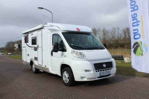 Bürstner Travel Van 2.3 MultiJet 130 PK. Half-integraal, Enkele- bedden, Garage, Motor-airco, Zonnepaneel. Bj 2008