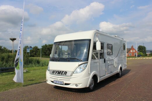 Hymer B 578 2.3 MultiJ. 130 PK Integraal, Motor-airco, Leer bekl., 2 Enkele bedden, Hefbed