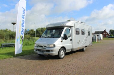 Hymer T 655 GT, 2.8 JTD 128 PK, Half-integraal, Frans-bed, 4 zit/slaapplaatsen, Airco, Bj. 2006