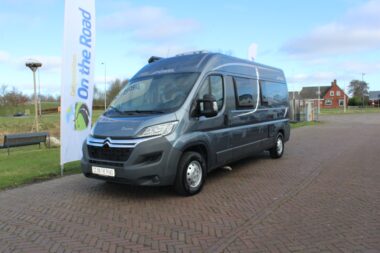 Citroen Jumper 130 PK Pössl Buscamper, Dwarsbed, Motor-airco, Antraciet metallic, 72.150 km. etc. Bj. 2016