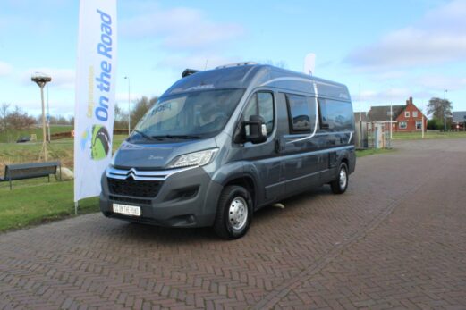 Citroen Jumper 130 PK Pössl Buscamper, Dwarsbed, Motor-airco, Antraciet metallic, 72.150 km. etc. Bj. 2016