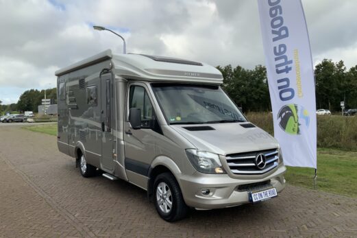 Mercedes Benz Hymer ML 580 AUTOMAAT Jubileum-uitvoering 163 PK, Enkele-bedden, Hydraulische stelpoten, Motor-airco, Vlakke vloer, etc. Bj.2017