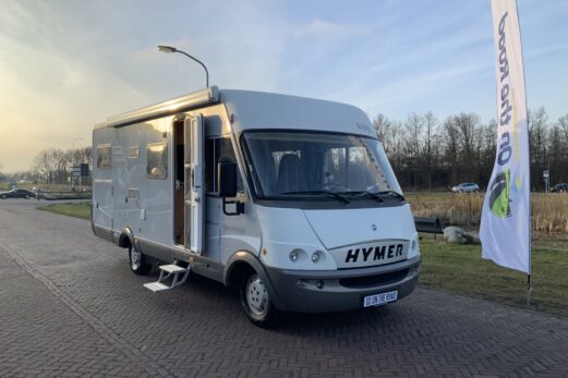 Hymer B 614 2.8 JTD 146 PK Integraal, Dwars – bed & Hef-bed, Garage etc., Bj. 2005