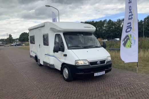 Chausson Trigano Flash 08 2.3 128 pk Fransbed, zijbank, halve-treinzit, Draaistoelen, zeer nette staat Bj.2006