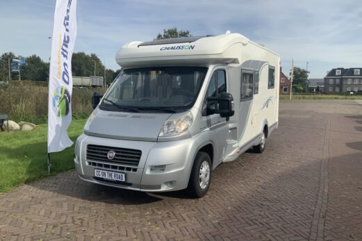 Chausson Welcome 72 2.3 MultiJet 130 PK Half-integraal, Motor-airco, Queensbed, Aut. schotel, / Lcd scherm, Bj. 2010
